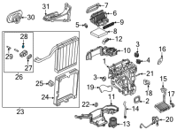 OEM 2019 Buick Regal Sportback Suction Hose Seal Diagram - 13418809