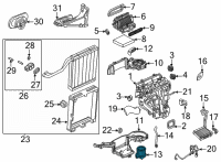 OEM Cadillac Blower Motor Diagram - 84767879