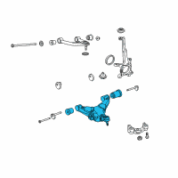 OEM 2021 Toyota Sequoia Lower Control Arm Diagram - 48069-09090