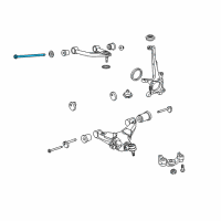 OEM 2021 Toyota Sequoia Bushing Bolt Diagram - 90105-A0136