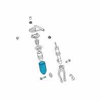 OEM Mercury Milan Coil Spring Diagram - AE5Z-5310-A