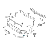 OEM 2012 Nissan GT-R Screw Diagram - 76838-JF00A