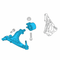 OEM 2021 Chevrolet Malibu Lower Control Arm Diagram - 84376571