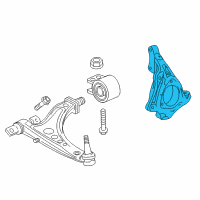 OEM 2019 Chevrolet Malibu Knuckle Diagram - 23384198