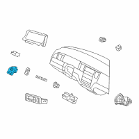 OEM 2002 Lincoln Town Car Headlamp Switch Diagram - 3W1Z-11654-BB
