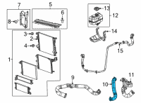 OEM Jeep Wrangler RADIATOR OUTLET Diagram - 68481142AD