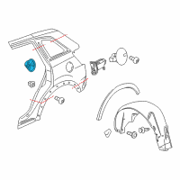 OEM 2012 Chevrolet Captiva Sport Fuel Pocket Diagram - 22952710