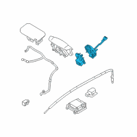 OEM Hyundai Santa Fe Connector Cable Assembly Diagram - 93490-2B300