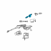 OEM 2009 Jeep Liberty Switch-Multifunction Diagram - 68015101AG