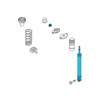 OEM 2012 Infiniti EX35 ABSORBER Kit - Shock, Rear Diagram - E6210-1BN0A