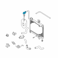 OEM 1999 Chevrolet Tracker Cap, Coolant Recovery Reservoir Diagram - 91174187