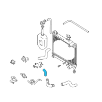 OEM 1999 Chevrolet Tracker Water Inlet Hose (On Esn) Diagram - 30023254