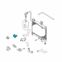 OEM 2001 Chevrolet Tracker Engine Coolant Outlet Diagram - 91177759