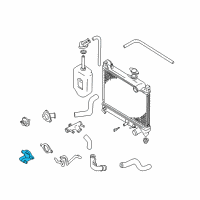 OEM Chevrolet Tracker Cap, Water Outlet (On Esn) Diagram - 96068654