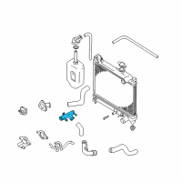 OEM 2000 Chevrolet Tracker Outlet Pipe Diagram - 91174498