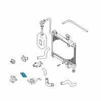 OEM 1999 Chevrolet Tracker Gasket, Engine Coolant Thermostat Housing Diagram - 91171052