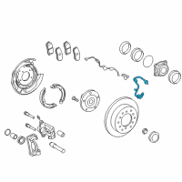 OEM 2021 Toyota Sequoia Brake Hose Diagram - 47330-0C011