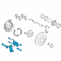 OEM 2022 Toyota Sequoia Caliper Diagram - 47850-0C020