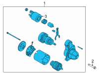 OEM Hyundai Tucson Starter Assy Diagram - 36100-2S010