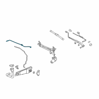 OEM Pontiac G8 Hose Asm-Windshield Washer Nozzle Diagram - 92185187