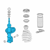 OEM 2013 Chevrolet Volt Strut Diagram - 23448004