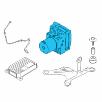 OEM 2015 BMW 535i GT Dsc Hydraulic Unit Diagram - 34-51-6-852-814