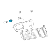 OEM 2000 Toyota Camry Socket & Wire Diagram - 90069-81004