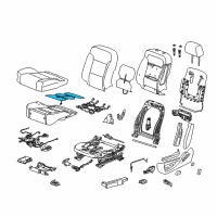 OEM 2014 GMC Sierra 1500 Seat Cushion Heater Diagram - 22878848