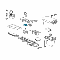 OEM Cadillac Shifter Diagram - 84296168