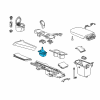 OEM Cadillac Shift Knob Diagram - 84480485