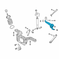 OEM 2010 Mercury Mariner Trailing Arm Diagram - AL8Z-5808-B