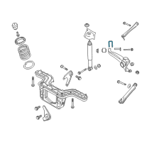 OEM 2009 Mercury Mariner Bushing Stop Diagram - 8L8Z-5K827-A