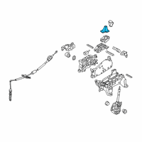 OEM 2020 Hyundai Ioniq Boot Assembly-Shift Lever Diagram - 84632-G2000