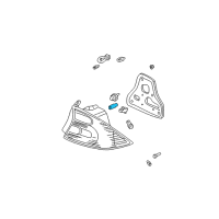 OEM 2005 Honda Accord Socket (T16) Diagram - 33511-S5P-A01