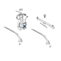 OEM Ram Pump Pkg-Washer, Windshield Diagram - 5161378AA