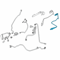 OEM 2018 BMW 740e xDrive Oxygen Sensor Rear Diagram - 11-78-8-631-049
