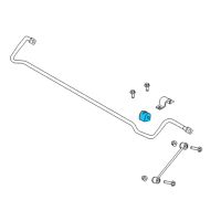 OEM Dodge Challenger BUSHING-STABILIZER Bar Diagram - 68217935AA
