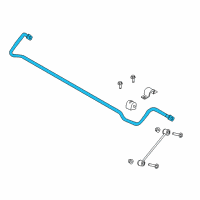 OEM 2018 Dodge Charger Bar-Rear Suspension Diagram - 68184227AA