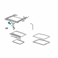 OEM Pontiac Grand Prix Actuator Diagram - 12473034