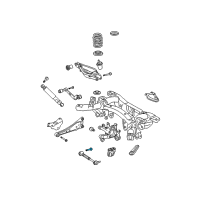 OEM 2009 Toyota RAV4 Lower Arm Bolt Diagram - 90119-A0328