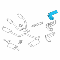 OEM Chrysler LHS Shield-Exhaust Manifold Diagram - 4663861