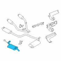 OEM Chrysler Concorde Resonator-Exhaust Diagram - 4581458AC