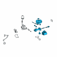 OEM 2021 Toyota 4Runner Master Cylinder Diagram - 47025-35250