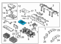 OEM Hyundai Elantra Battery Module Assembly-Low VOLTAG Diagram - 37507-L5000