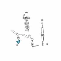 OEM 2021 Toyota Tundra Stabilizer Bar Bracket Diagram - 48824-0C010