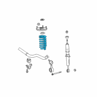 OEM Toyota Tundra Coil Spring Diagram - 48131-0C030