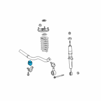 OEM 2009 Toyota Sequoia Bushings Diagram - 48815-0C050