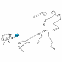 OEM BMW 428i Gran Coupe Leak Diagnosis Module Diagram - 16-13-7-448-092