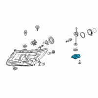 OEM 2013 Honda Odyssey Control Unit Diagram - 33119-TA0-003