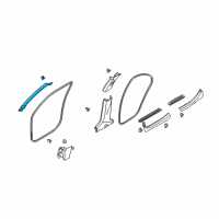 OEM 2002 Infiniti I35 GARNISH Assembly-Front Pillar, RH Diagram - 76911-2Y112